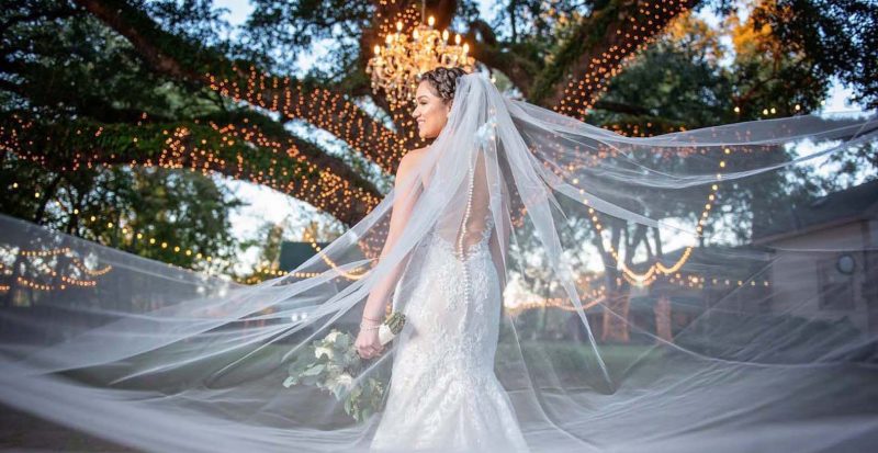 Flowing Bridal Dress